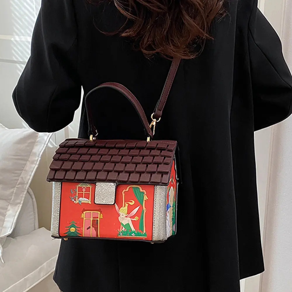 Creative House Box Bags for Women Handbags Harajuku Party Evening Bags Clutch Funny Purses for Women Shoulder Crossbody Bag NEW