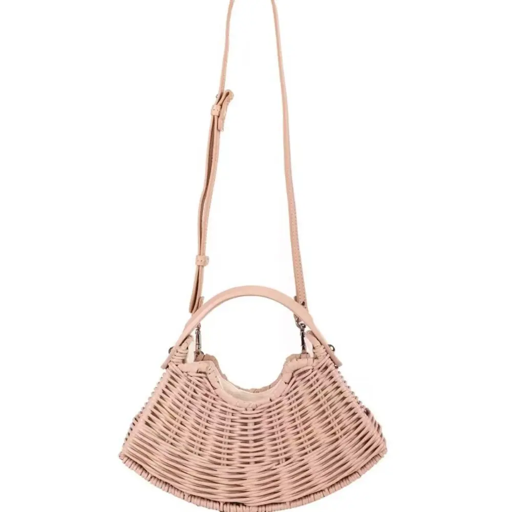 Handmade Wicker Rattan Bag Bohemian Travel Straw Bags for Women Handbags Summer Beach Basket Shoulder Crossbody Bag Clutch NEW