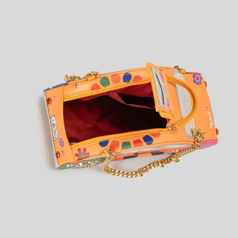 Cute Car Design Purses and Handbags Funny Purses for Women Contrasting Colors Box Bag Toy Car Shoulder Bags 2024 Girls Chic New