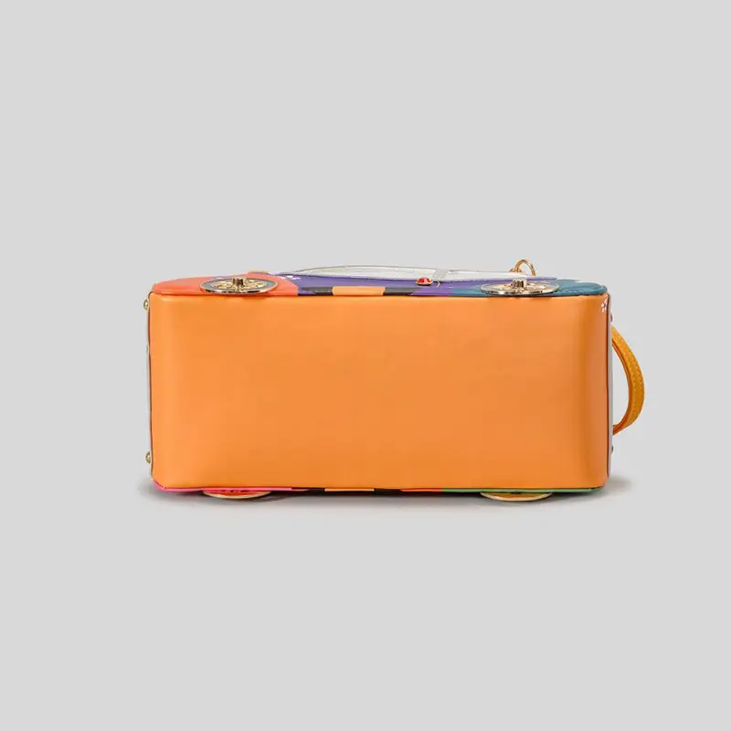 Cute Car Design Purses and Handbags Funny Purses for Women Contrasting Colors Box Bag Toy Car Shoulder Bags 2024 Girls Chic New