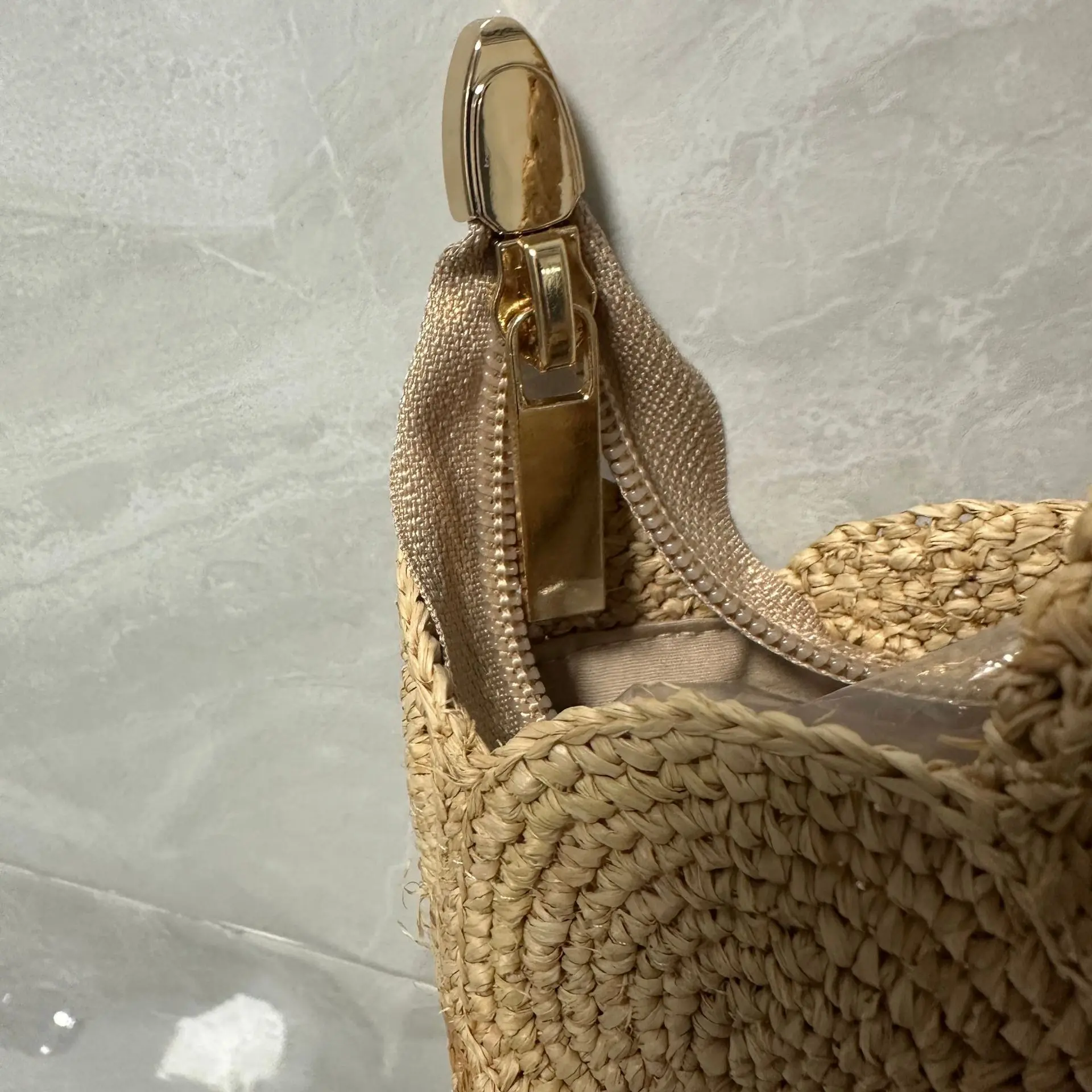 Bohemian Raffia Straw Bag Handmade Woven Tote Bags for Women Handbag Summer Travel Beach Bag Designer Shoulder Bags Shopper NEW