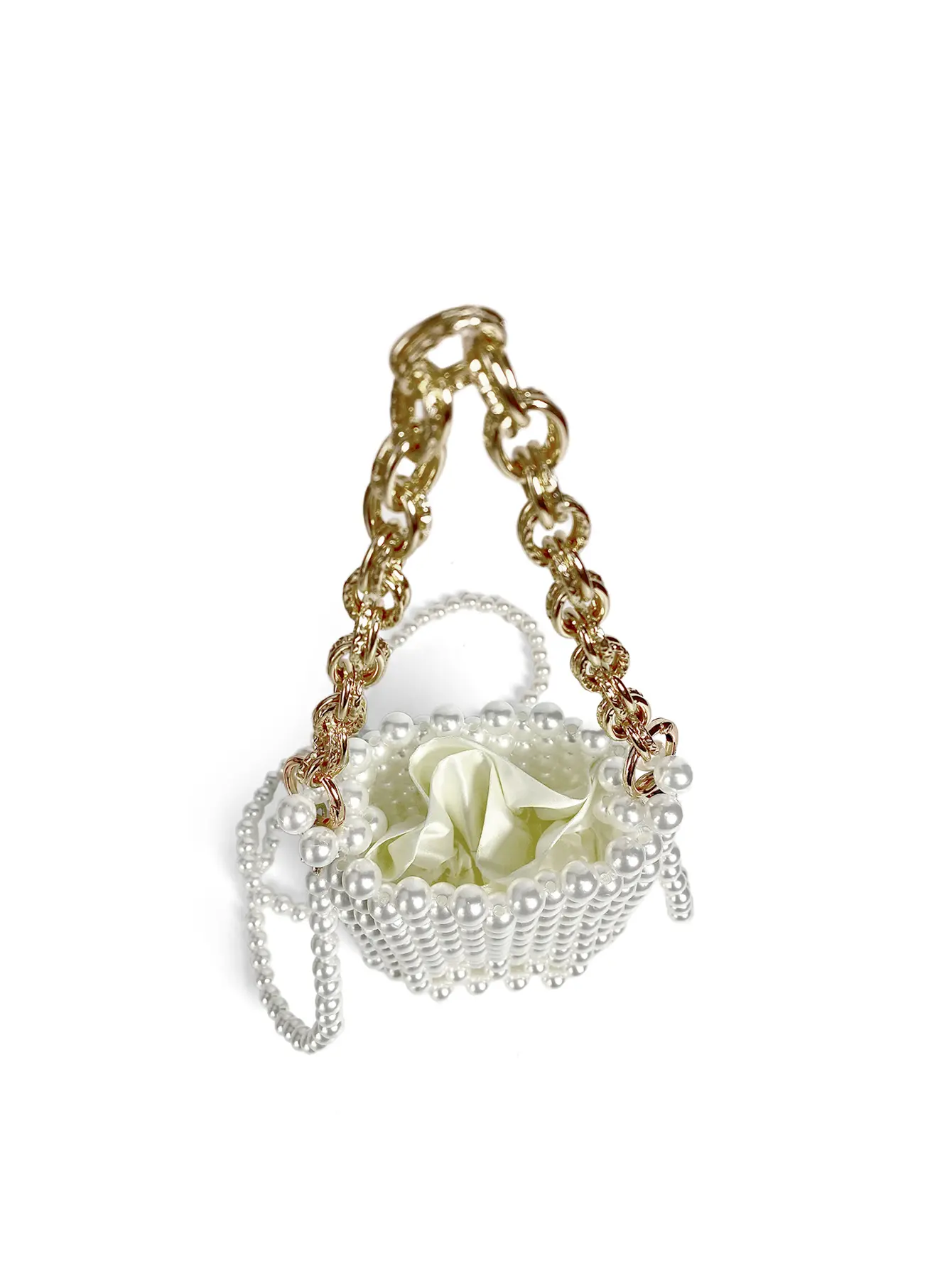 Luxury Beading Pearls Bags for Women Handbag Hollow Party Wedding Evening Bag Ladies Elegant Beaded Shoulder Crossbody Bag NEW