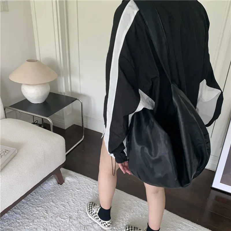 Overlarge Soft PU Leather Hobos Tote Wide Strap Women Shoulder Bag High Quality Crossbody Bags for Women 2024 Dumpling Bag Chic