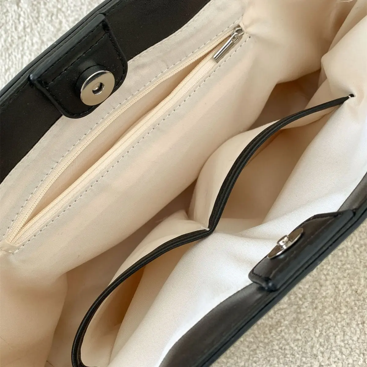Casual Canvas Tote Bags for Women PU Leather Patchwork Handbag Commuting Shopper Purses Female Korean Style Women Shoulder Bag
