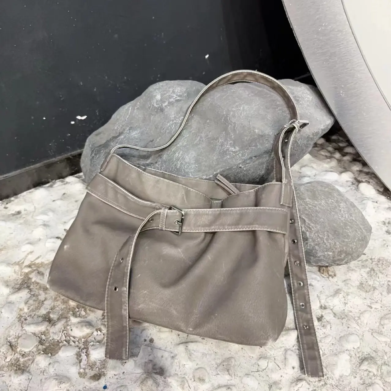 Retro PU Leather Shoulder Bag Vantage High Quality Crossbody Bag Soft Shopper Tote Bags for Women Handbags and Purses NEW Female