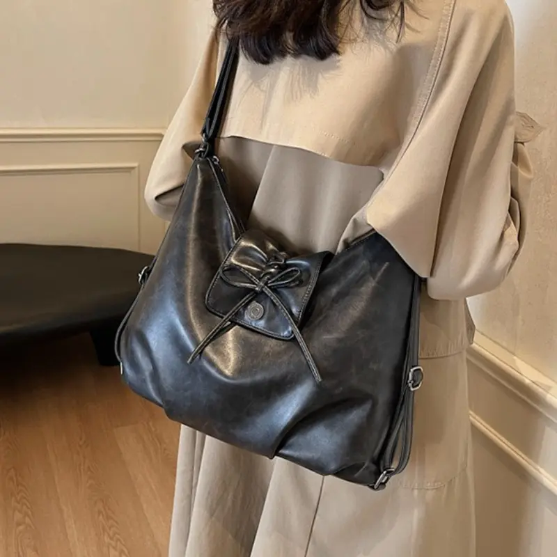 Vintage Fashion Large Capacity Shoulder Crossbody Bags For Women Multifunctional Women's Backpack 2025 Latest Designer Handbag