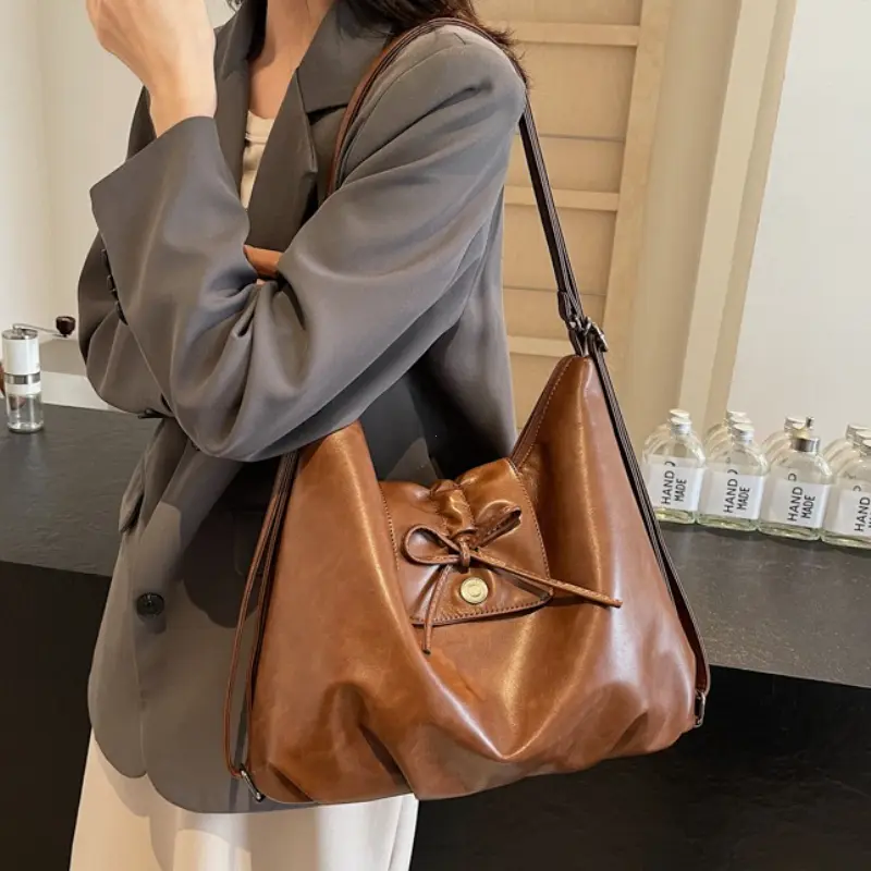 Vintage Fashion Large Capacity Shoulder Crossbody Bags For Women Multifunctional Women's Backpack 2025 Latest Designer Handbag
