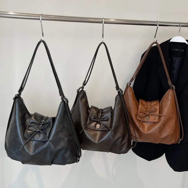 Vintage Fashion Large Capacity Shoulder Crossbody Bags For Women Multifunctional Women's Backpack 2025 Latest Designer Handbag