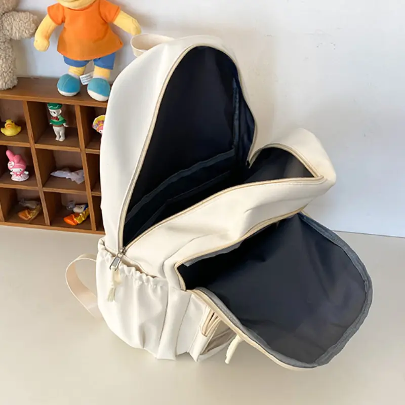 Japanese Y2k Aesthetic Star Transparent Backpack Women Students Casual Kawaii Star Schoolbag Girl High-capacity Preppy Backpacks