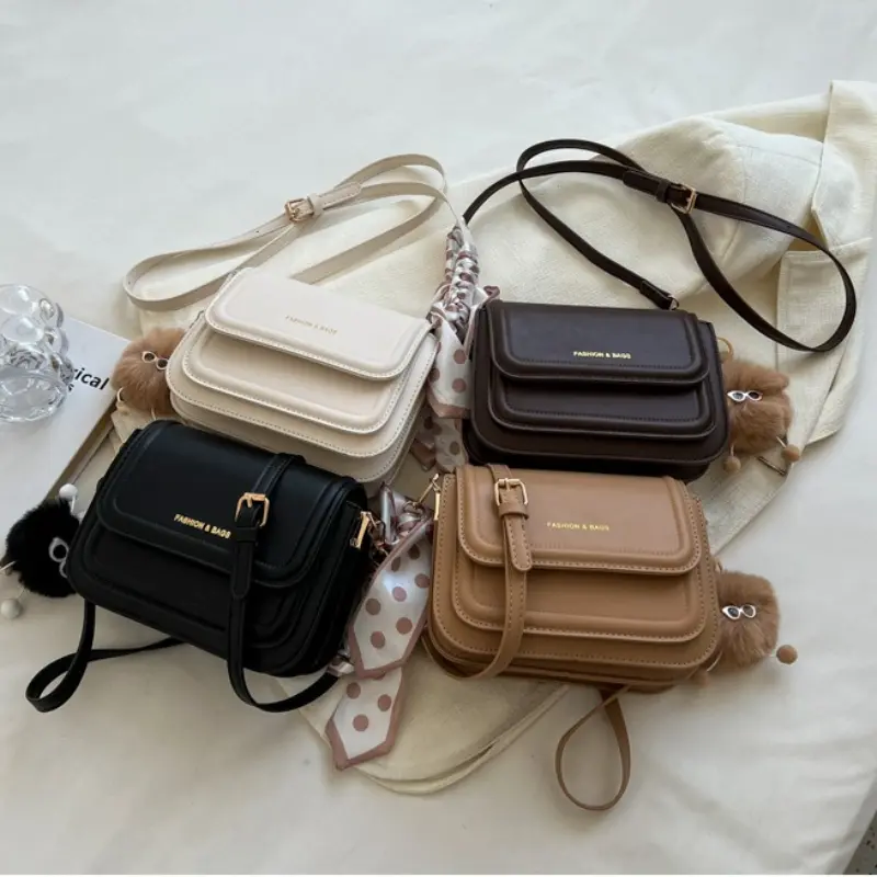 PU Leather Shoulder Bag for Women Fashion Underarm Crossbody Bags Small Square Satchel Handbag Luxury Designer Crossbody Bags