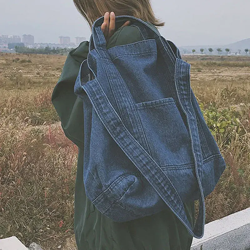 Denim Shoulder Hand Bag For Woman Shoulder Bag Crossbody New Casual Jeans Bags Women Handbags Denim Sac A Main Bolsos