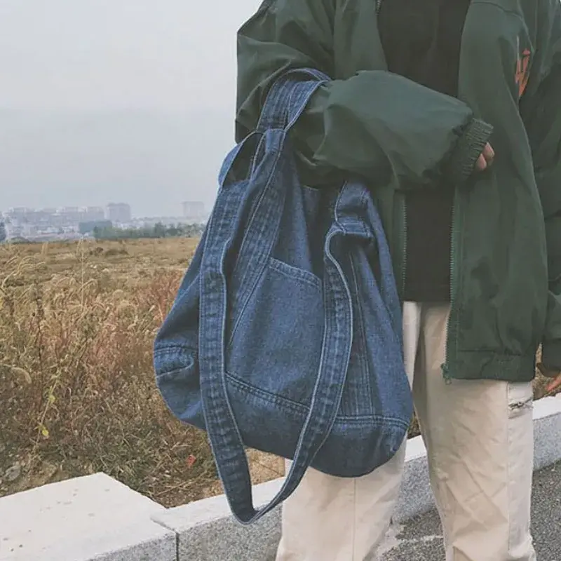 Denim Shoulder Hand Bag For Woman Shoulder Bag Crossbody New Casual Jeans Bags Women Handbags Denim Sac A Main Bolsos