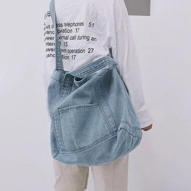 Denim Shoulder Hand Bag For Woman Shoulder Bag Crossbody New Casual Jeans Bags Women Handbags Denim Sac A Main Bolsos