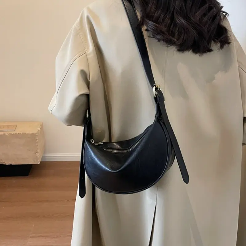 Crossbody Bags for Women Large Capacity Luxury Handbags Solid Soft Shoulder Bags Female Casual Travel Hobos Bag Vintage Sac New