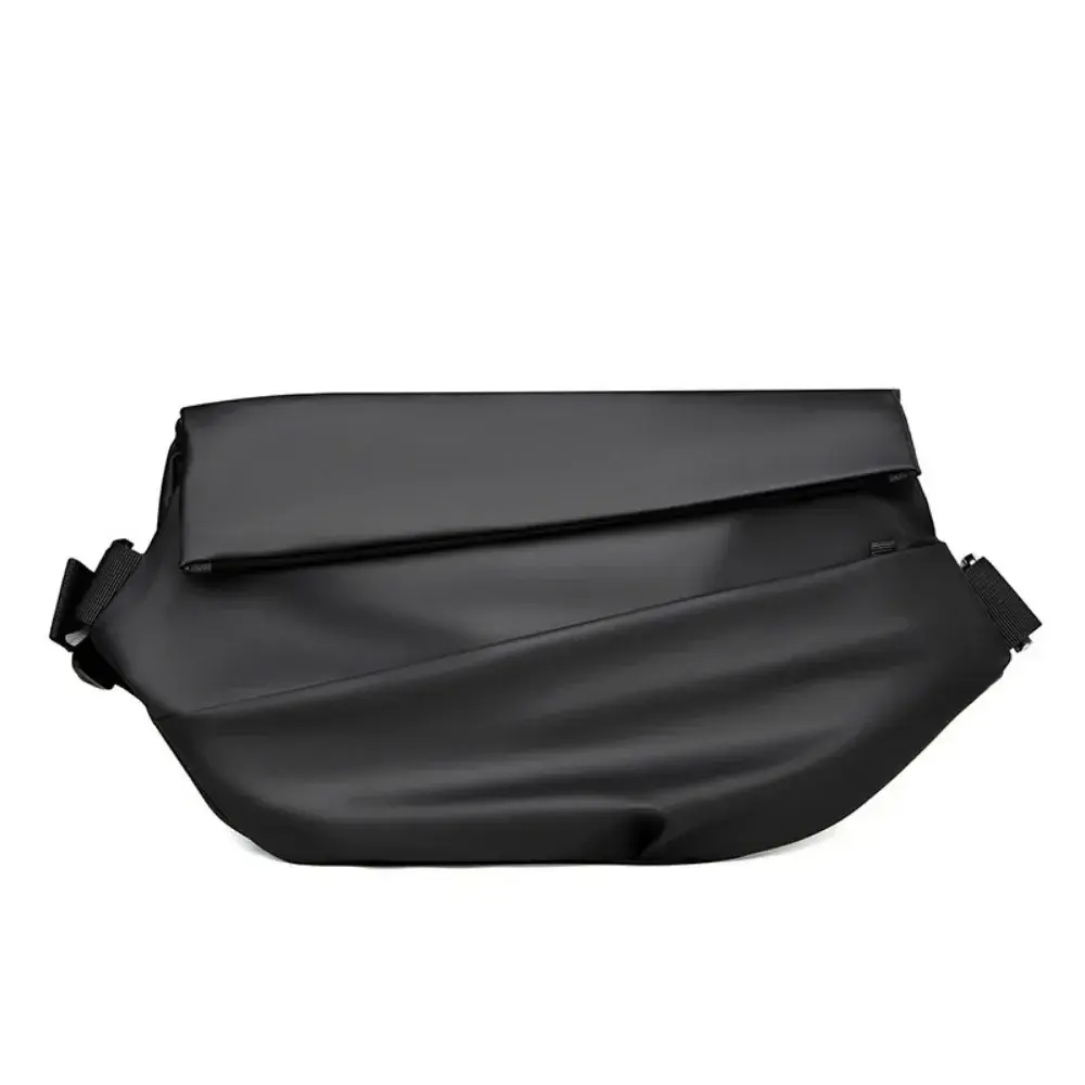 Premium Waterproof Magnetic Buckle Crossbody Bag Personality Fashion Men Messenger Bag Black Minimalist Shoulder Bags Men Bag
