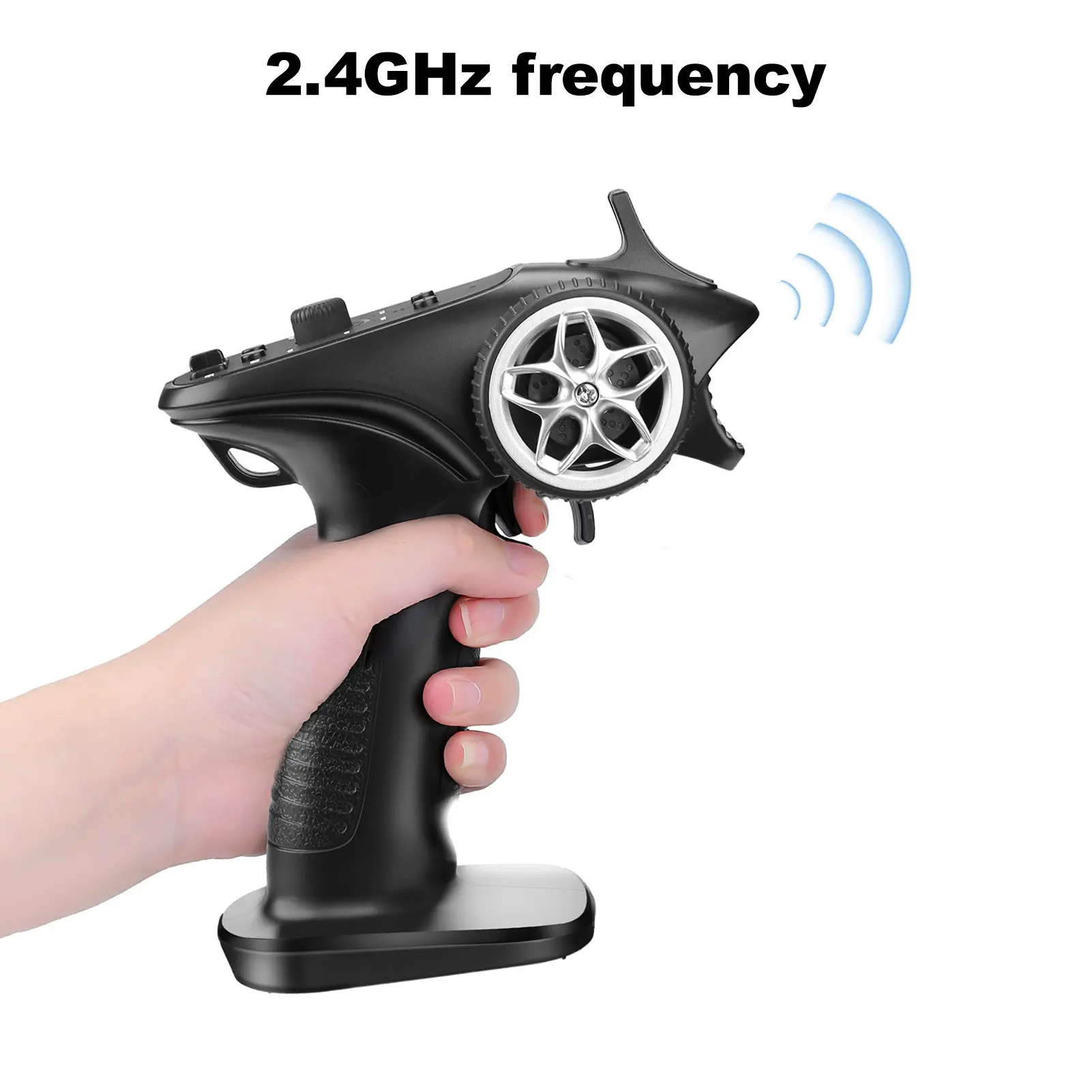 GA-4H-TX 4CH 2.4GHz Remote Controller Digital Radio Transmitter with Receiver for 1/8 1/10 1/16 1/32 RC Car Boat