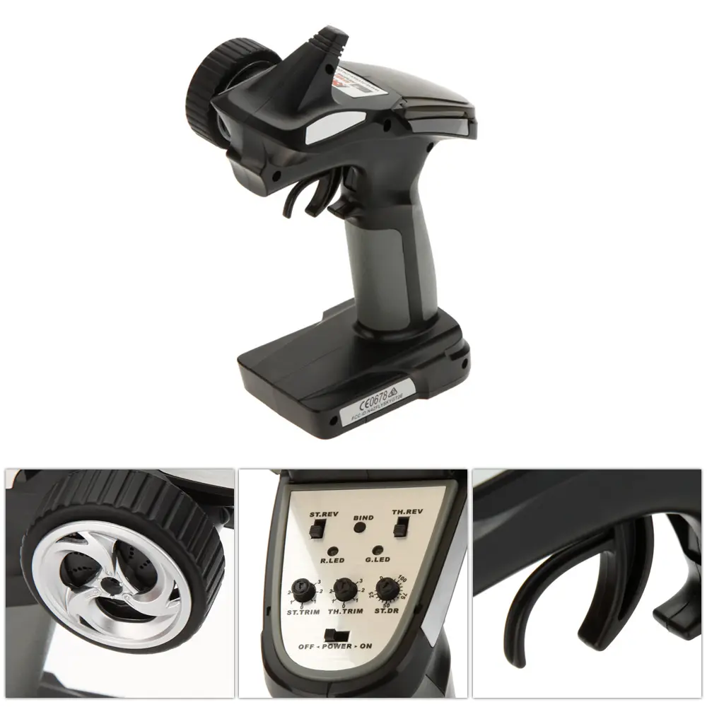Flysky FS-GT2E AFHDS 2A 2.4ghz 2CH Radio System for RC Car Boat with FS-A3 Receiver