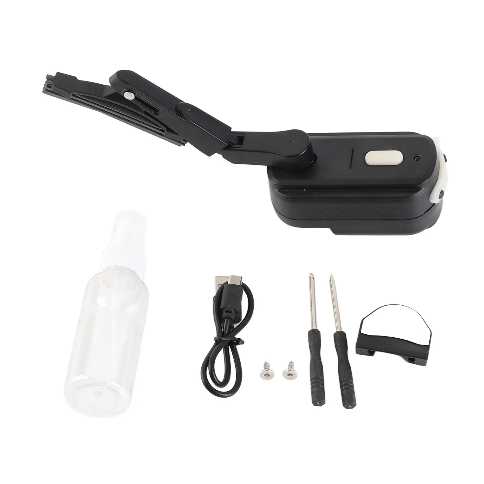 Helmet Wiper Motorcycle Helmet Wiper ABS High Toughness 2 Speed Adjustable Helmet Windshield Wiper Motorcycle Helmet Wiper Wiper