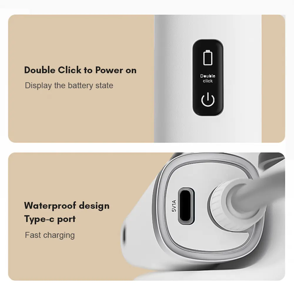 Automatic 5L Electric Garden Sprayer Pump Sprayer Rechargeable USB 2200mAh Battery Plant Mister with 2 Alternative Spray Lances