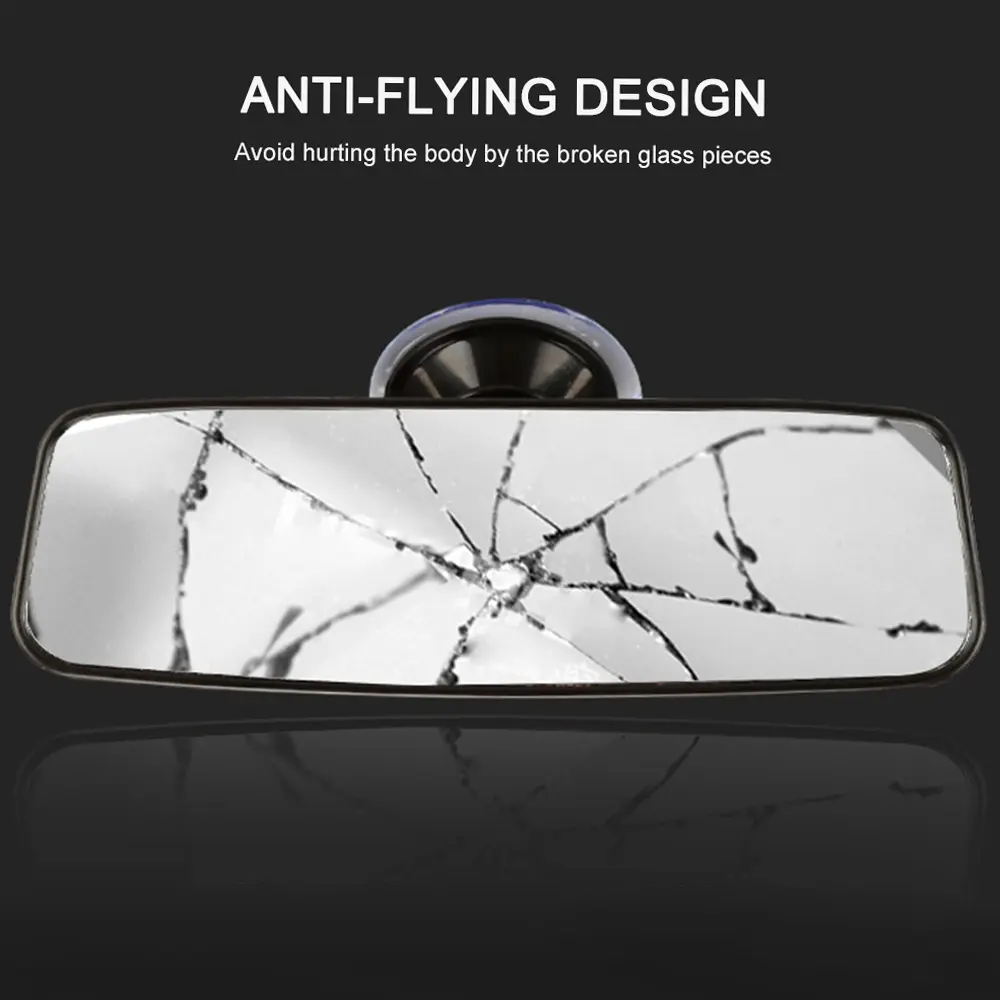Universal Interior Rear View Mirror Suction Rearview Mirror Wide-angle Rear View Mirrors Car Rear Mirror for Car