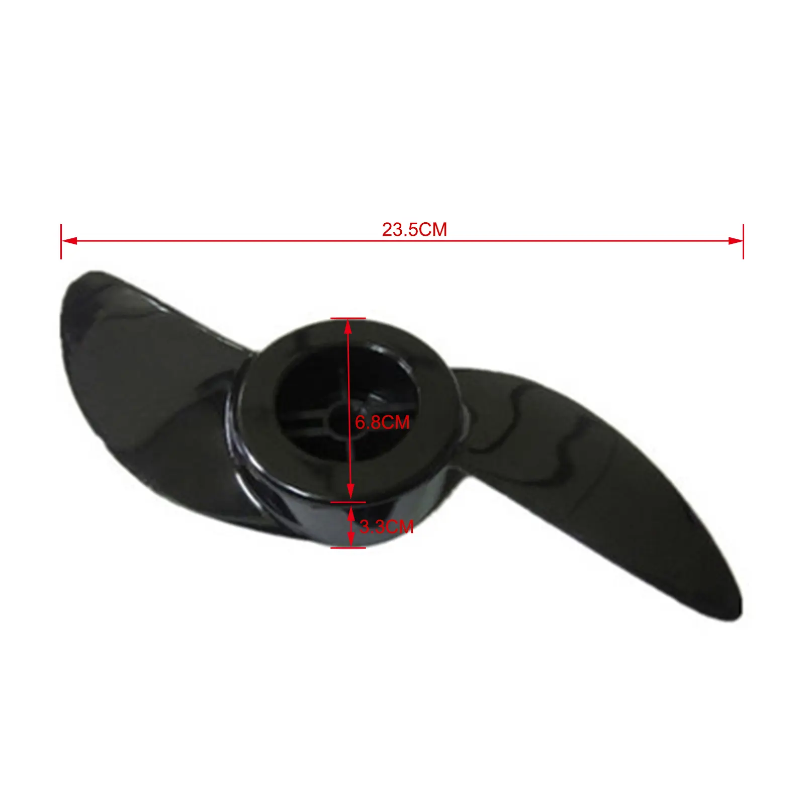 2 Blades Boat Propeller Outboard Motor Propeller Electric Trolling Motor Outboard Propeller for 32lb 46lb 40lb Boat Propeller