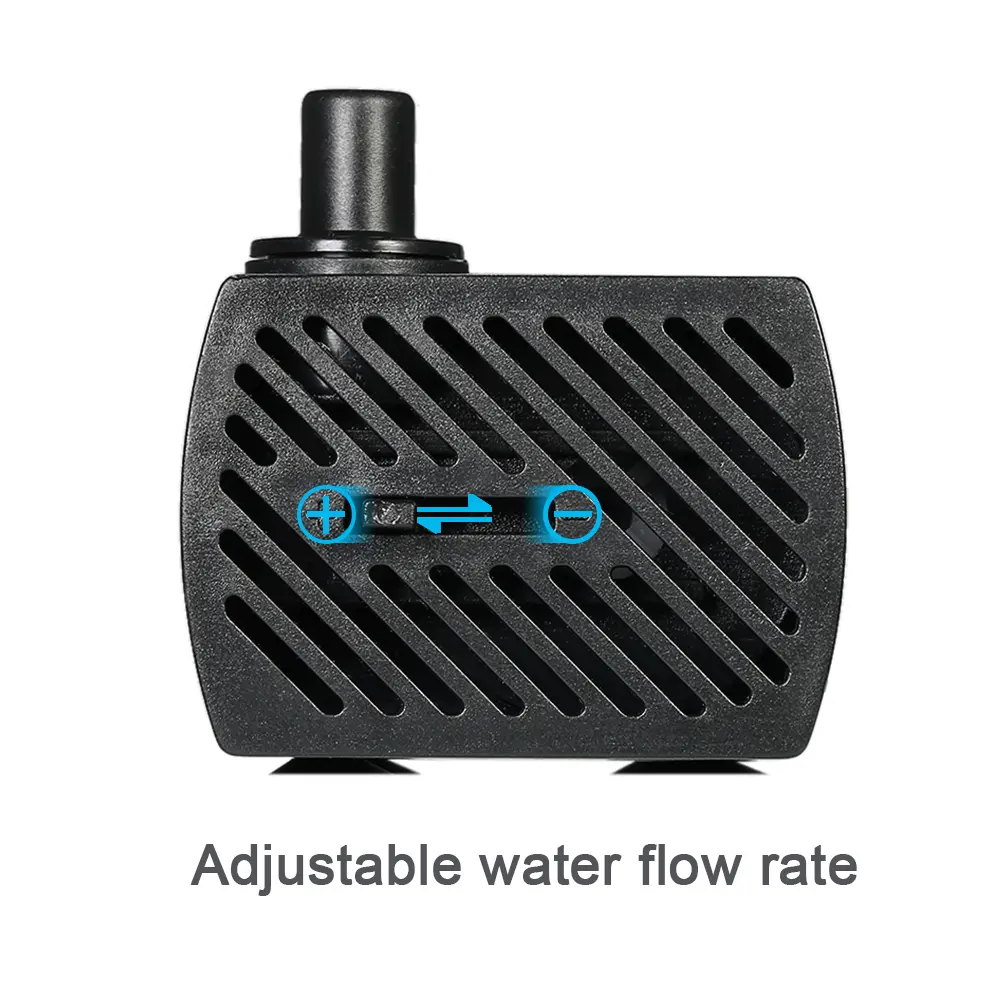 280L/H 4W Submersible Water Pump for Aquarium Tabletop Fountains Pond Water Gardens and Hydroponic Systems