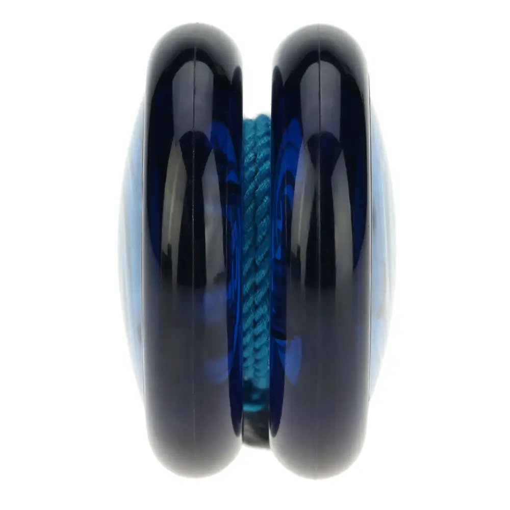 Magic Yoyo D1 Poly Carbonate Plastic Loop Yo-yo Narrow Plain Shaft Star Burst System with Spinning String for Kids