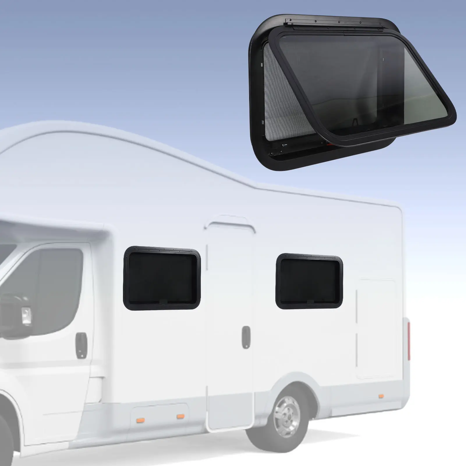 RV Exit Window Support Rod RV External Push Window  Framework UV Proof Easy Install for  Camping Trailer Motorhome