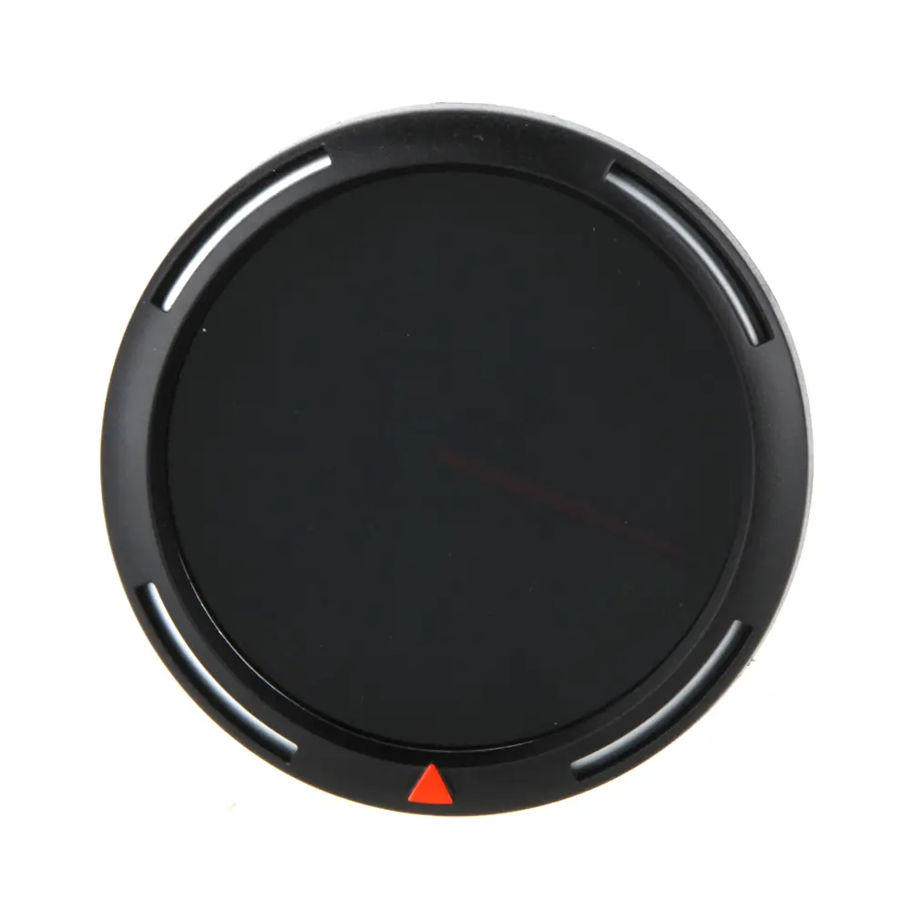 3.5'' Pointer Tachometer Kit Blue LED Pointer Display Tachometer Car Gauge Black Mirror Silver Ring