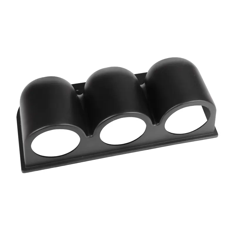 Triple Three Auto Car Gauge Meter Pod Holder Cup Mount Gauge Holder for Holding Three Automobile Gauges 2in/52mm Diameter