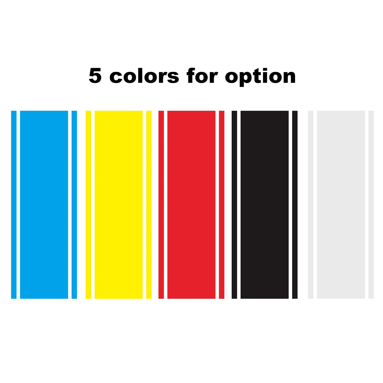 Car Hood Stripe Sticker Universal Auto Racing Stripes Body Side Vinyl Modified Stripe Decal Decoration Stripe Sticker