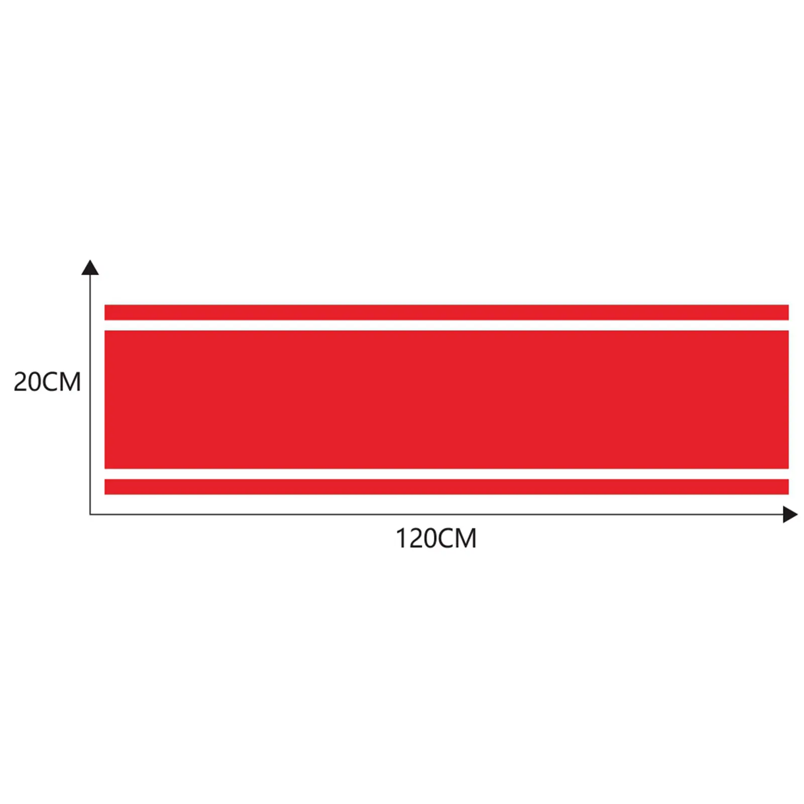 Car Hood Stripe Sticker Universal Auto Racing Stripes Body Side Vinyl Modified Stripe Decal Decoration Stripe Sticker