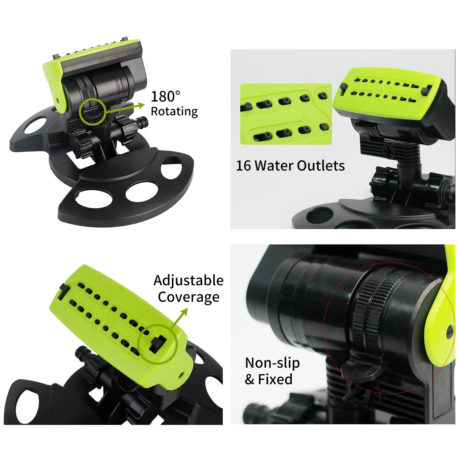 Garden Sprinkler Large Coverage Lawn Sprinkler Irrigation System Outdoor Garden Patio Courtyard Water Sprayer Gardening Watering