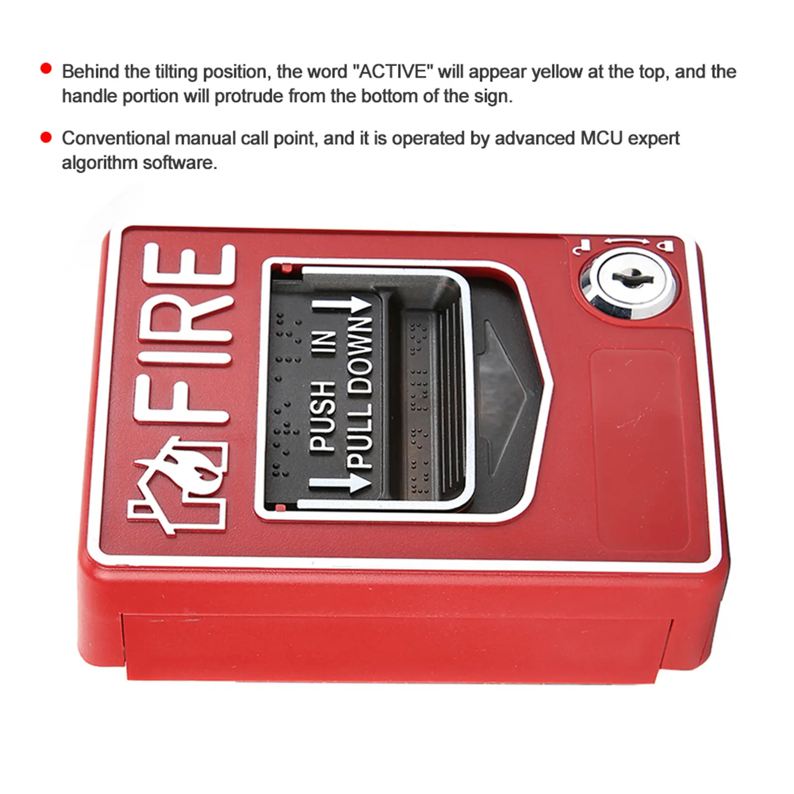 9-28VDC Manual Multiple Wire System Safety Fire Pull Station Alarm Button Call Point Safety Fire Alarm Button Manual Call Point