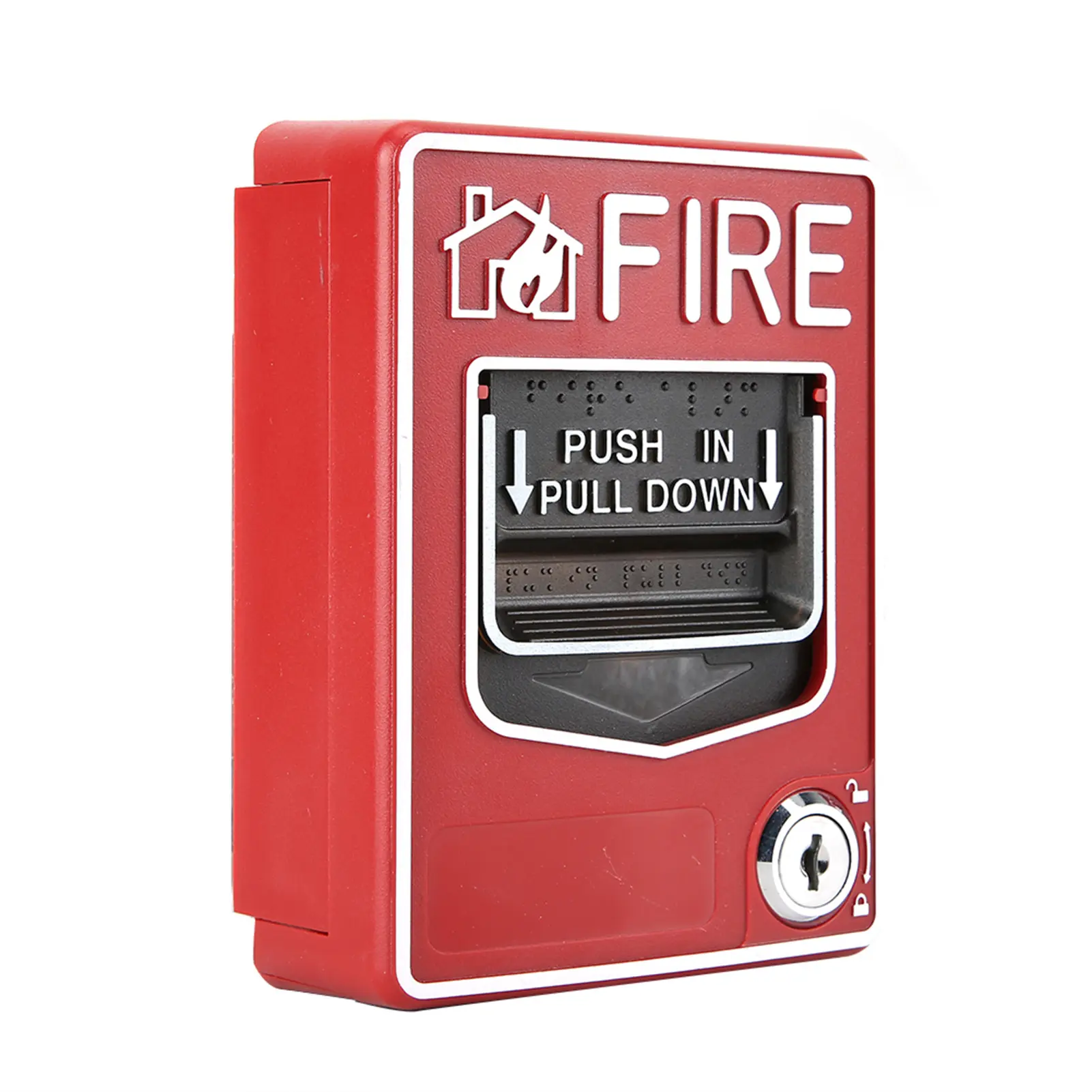 9-28VDC Manual Multiple Wire System Safety Fire Pull Station Alarm Button Call Point Safety Fire Alarm Button Manual Call Point