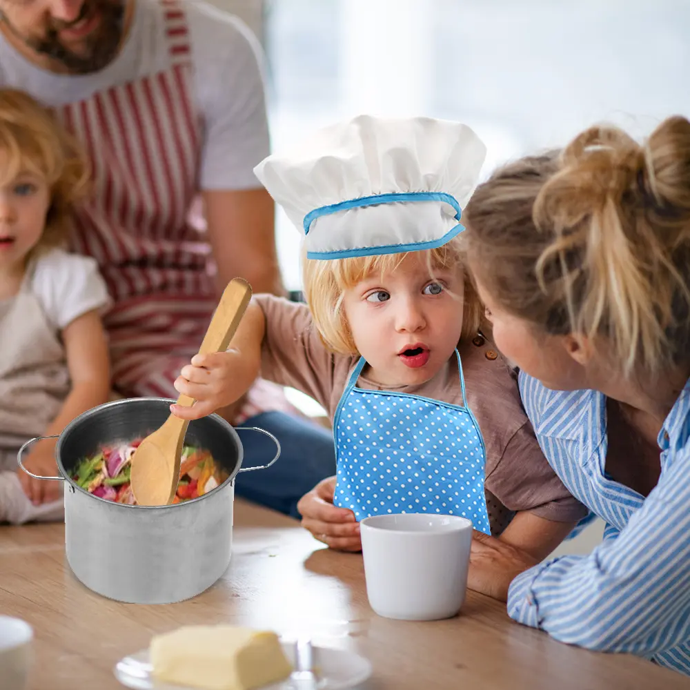 18PCS Kitchen Set Pretend Play Kids Cooking and Baking Set Kitchen Utensils Children Chef Role Playset Educational Gift