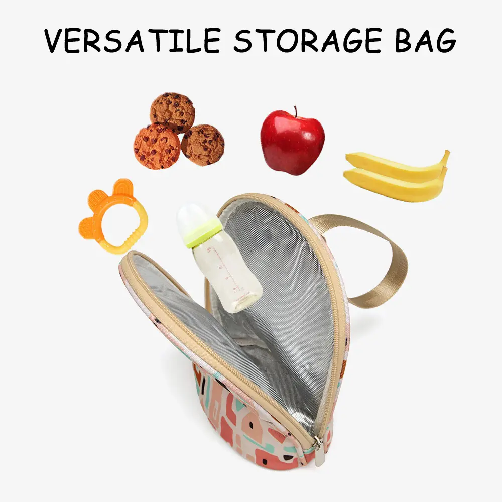 Breastmilk Cooler Bag Insulated Baby Bottle Bag Waterproof Baby Bottle Tote Bag Nursing Travel Bag 3 Layers Insulation