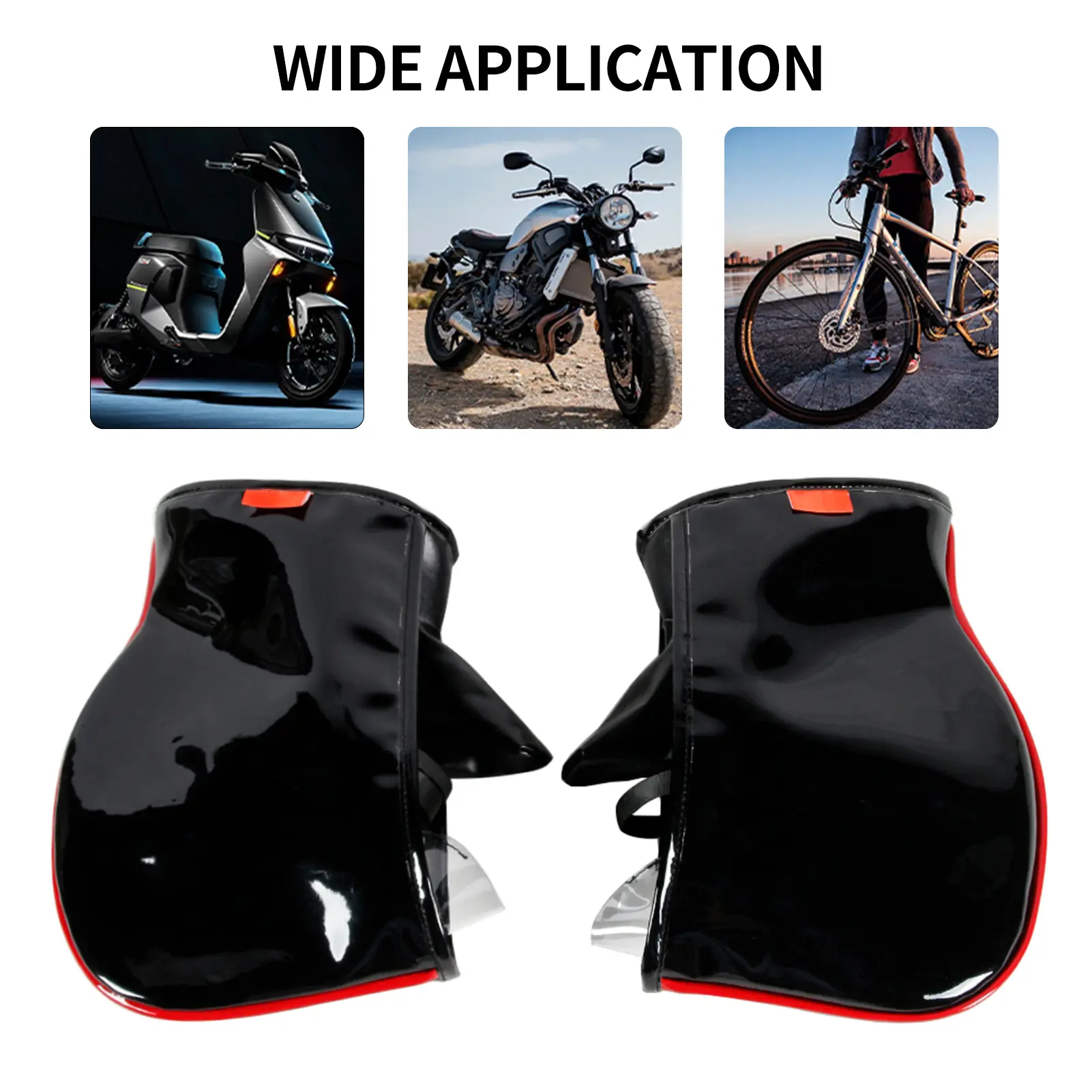 Handlebar Mittens Cold Weather Motorcycle Handlebar Mittens Windproof Waterproof Scooter Handlebar Warmer Gloves for Men Women