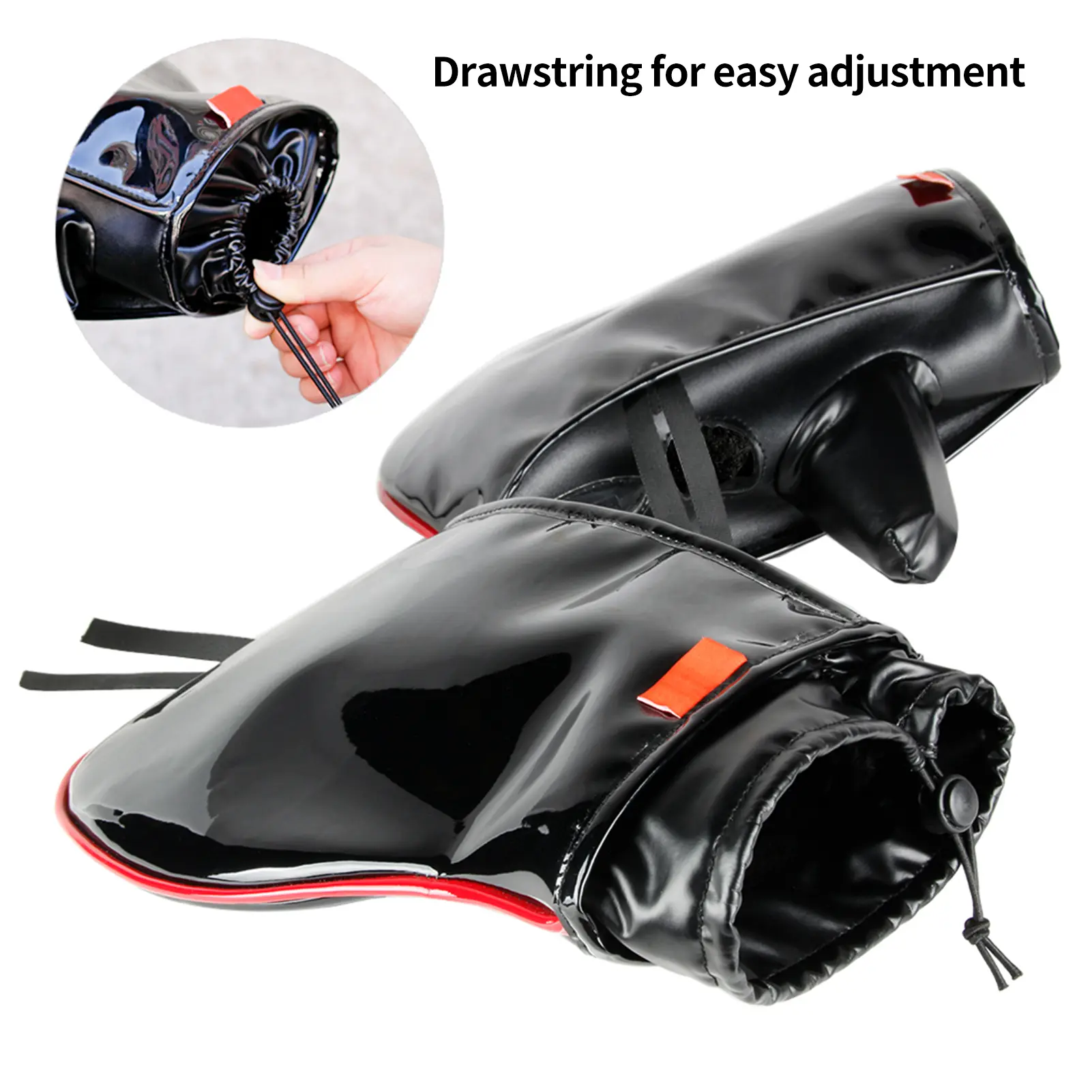 Handlebar Mittens Cold Weather Motorcycle Handlebar Mittens Windproof Waterproof Scooter Handlebar Warmer Gloves for Men Women