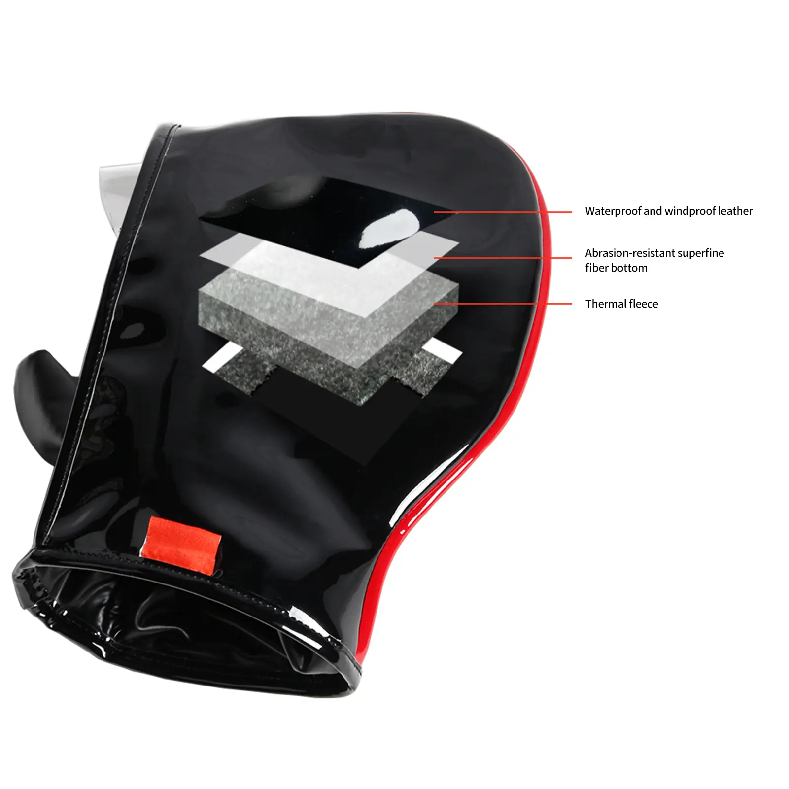 Handlebar Mittens Cold Weather Motorcycle Handlebar Mittens Windproof Waterproof Scooter Handlebar Warmer Gloves for Men Women