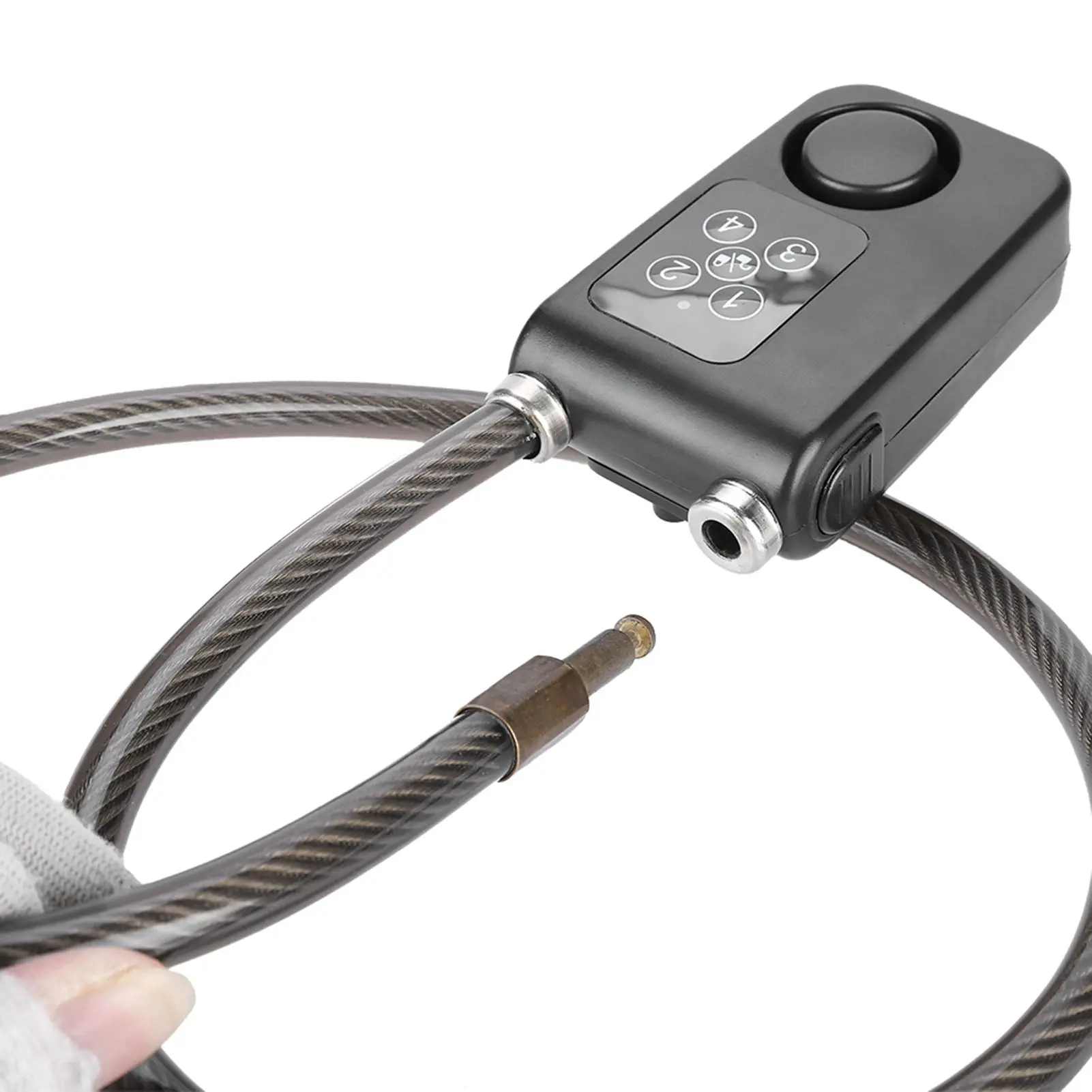 110dB Smart Waterproof Password  Lock Anti theft Alarm Lock Batteries Not Included Password Lock Waterproof Password Lock