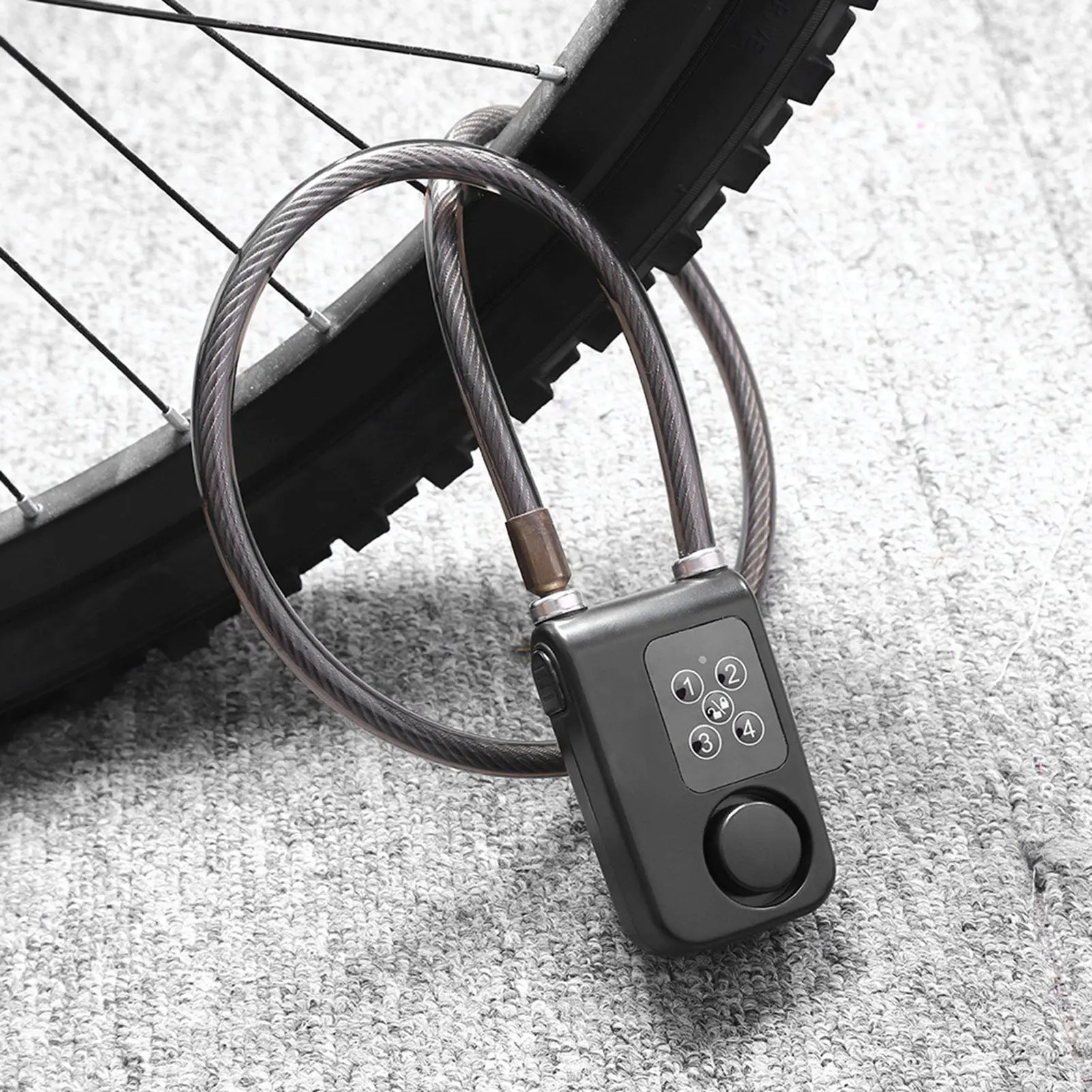 110dB Smart Waterproof Password  Lock Anti theft Alarm Lock Batteries Not Included Password Lock Waterproof Password Lock