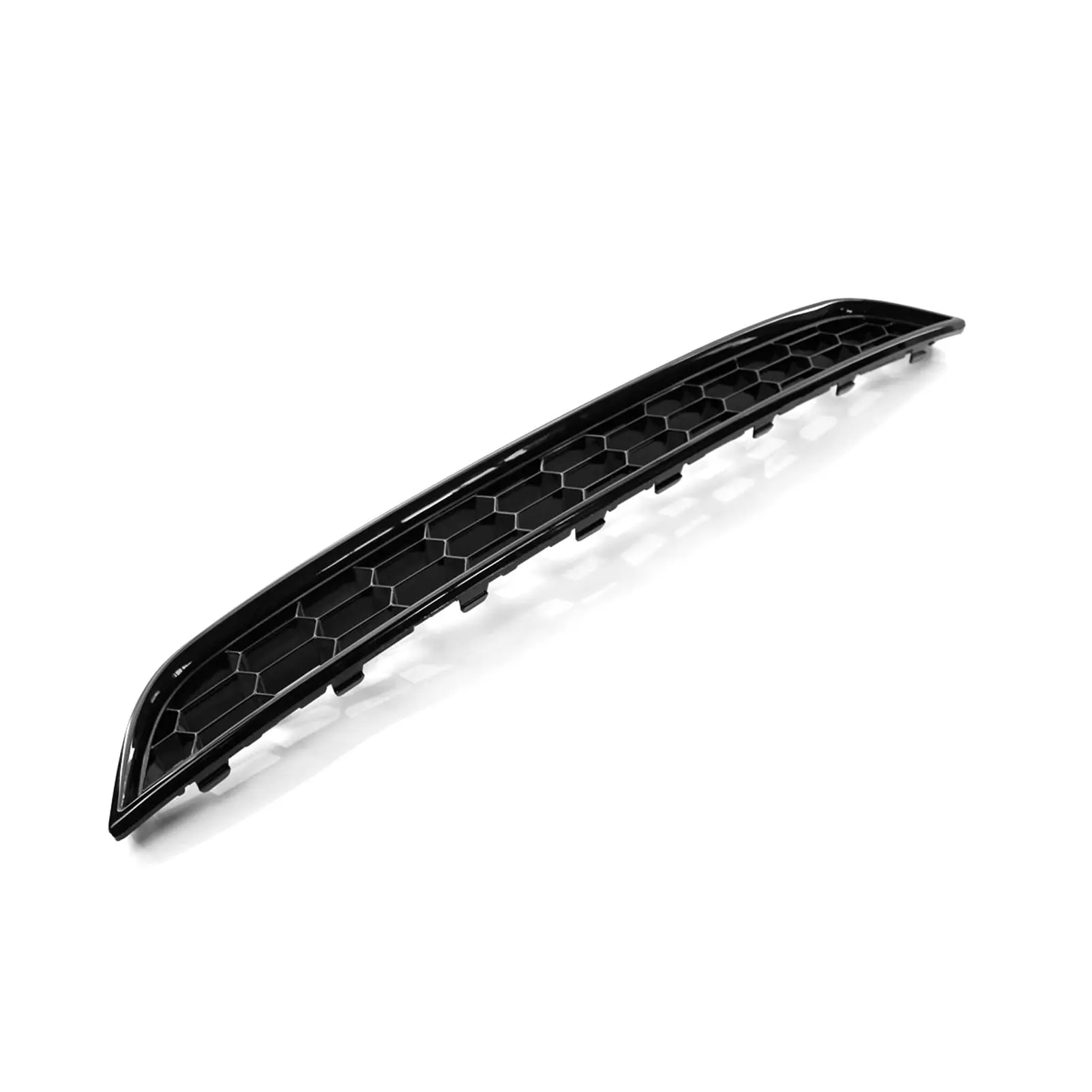 Honeycomb Black Upper Grille Replacement for Ford Fiesta Zetec-S 2013-2017 Front Bumper Centre Grille