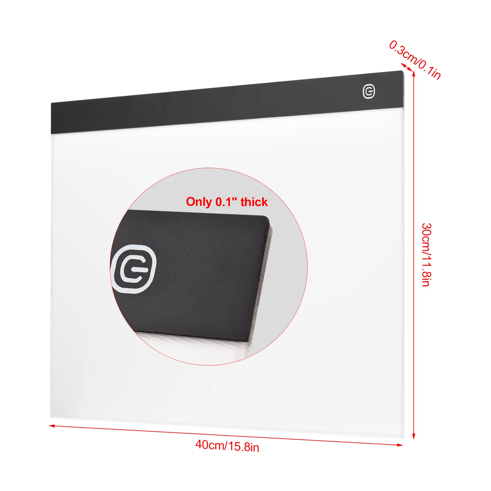 A3 Copyboard Ultra-thin LED Light Pad Stepless Brightness Translucent Drawing Board for Artist Animation Sketching  Stenciling
