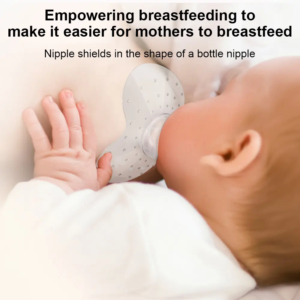Nipple Shields for Nursing Newborn Nipple Cover for Breastfeeding 25mm Diameter for Latch Difficulties Flat or Inverted Nipples