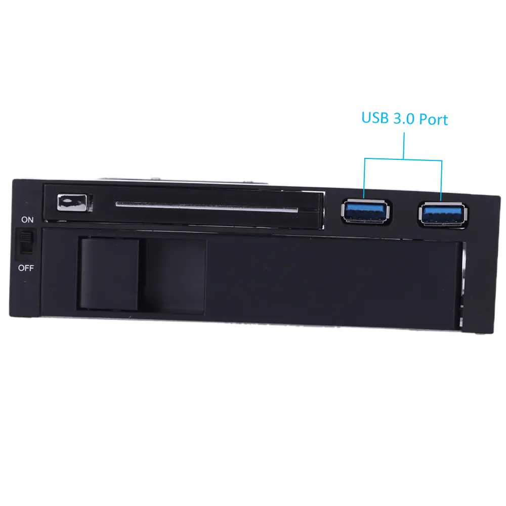 Dual Bay 3.5" 2.5" SATA III Hard Drive HDD & SSD Tray Caddy Internal Mobile Rack Enclosure Docking Station w/ USB 3.0 Hot Swap