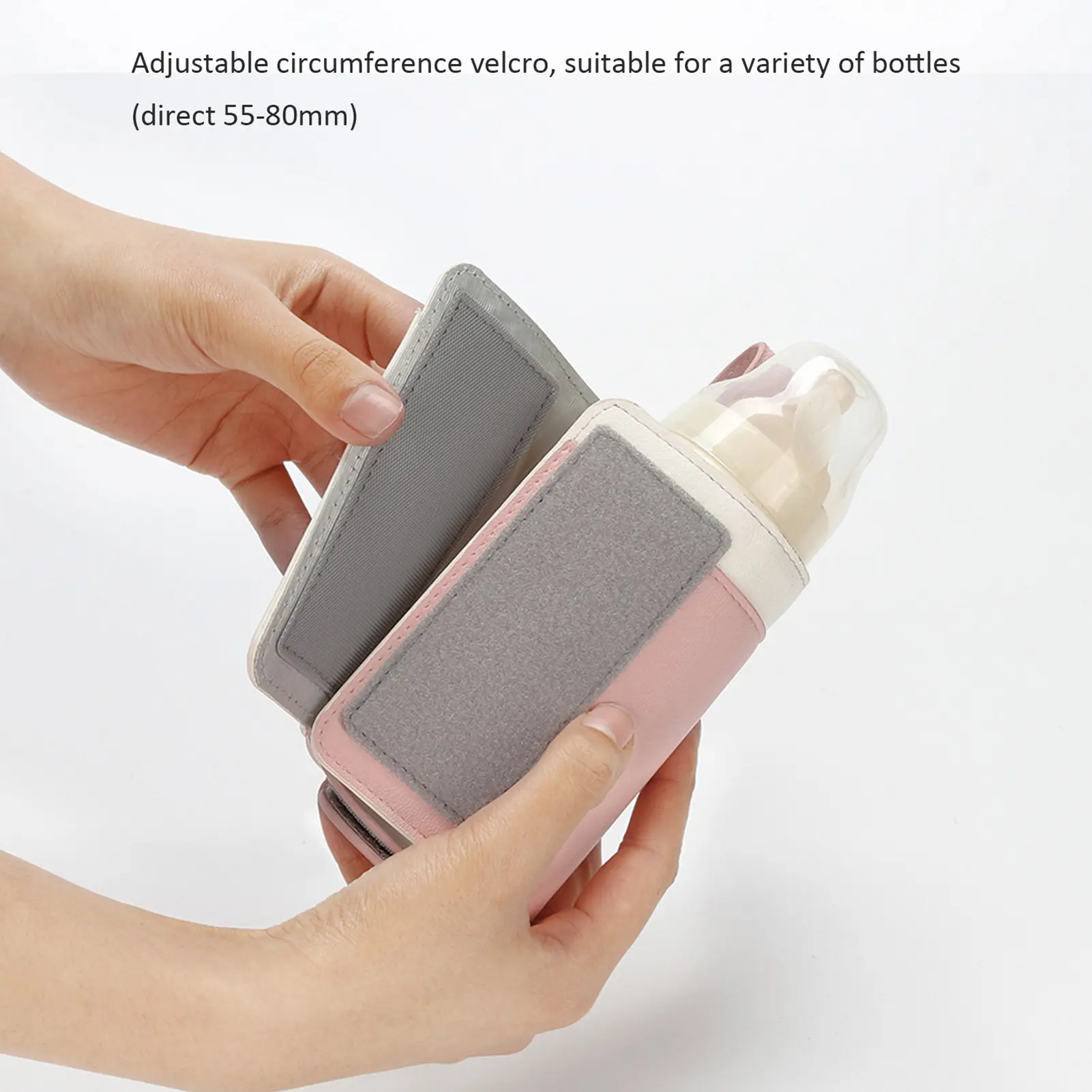 Portable Baby Bottle Warmer 3 Levels Constant Temperature Warming for Breastfeeding Night Feeding Daily Use Travel