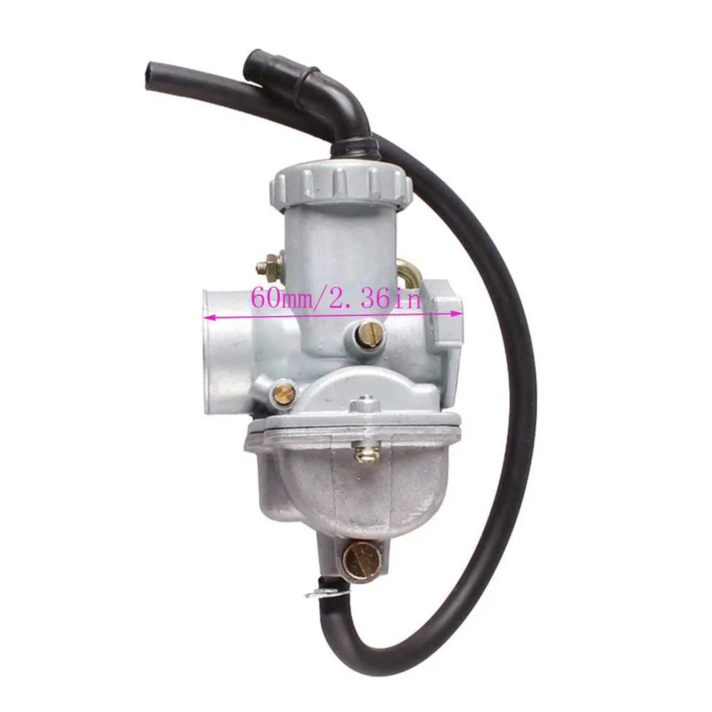 PZ20 Carburetor Carb Fit for 49cc 70cc 90cc 100cc 110cc 125cc Coolster NST Chinese ATV Carburetor Set Metal Material Carburetor