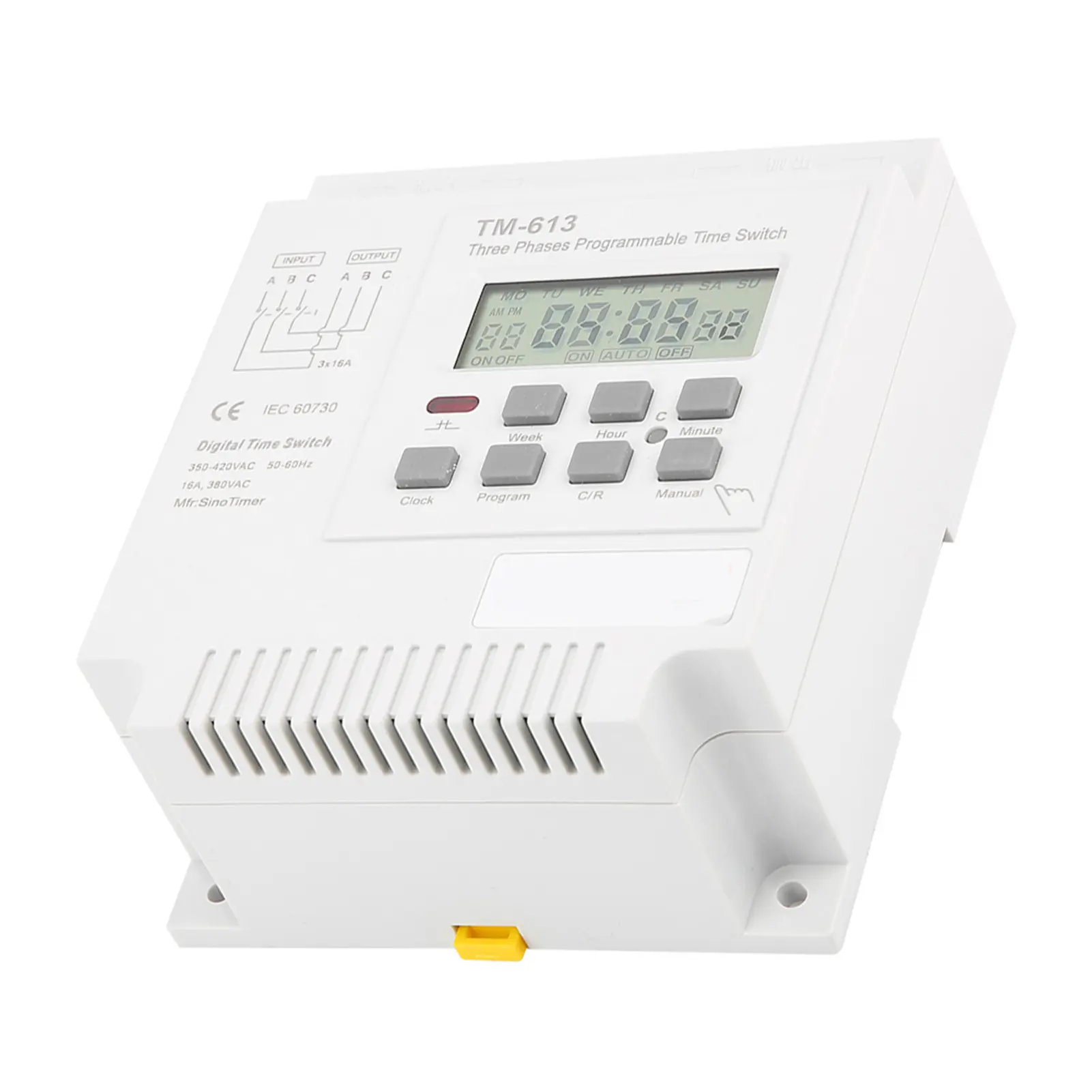 Digital Time Relay  Timer Switch TM-163 Three Phases 380V Smart Digital Weekly Programmable Control Power Timer Switch