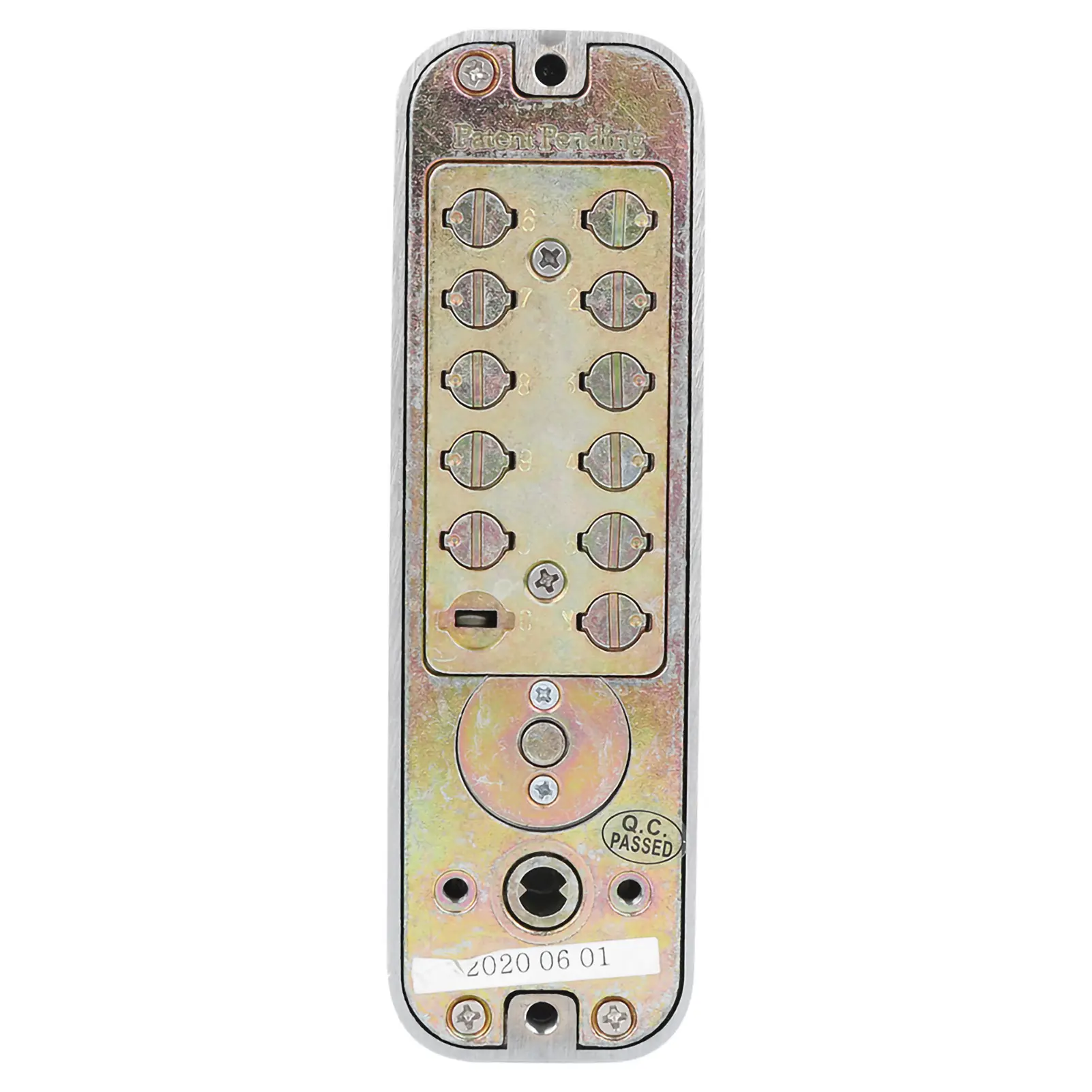 1‑11 Digits Mechanical Combination Lock Sliding Door Keyless Access for Kitchen  Balcony Home Security Sliding Door Lock